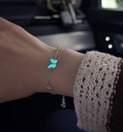 Lichtgevende Vlinder Armband