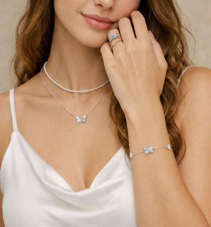 Lichtgevende Vlinder Armband