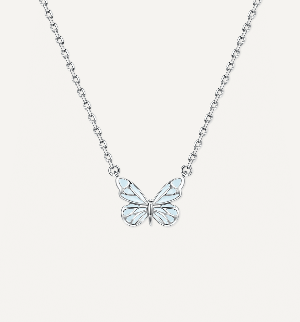 Lichtgevende Vlinder Ketting