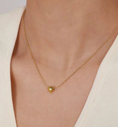 Puffy Hart Ketting