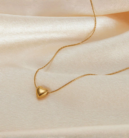 Puffy Hart Ketting