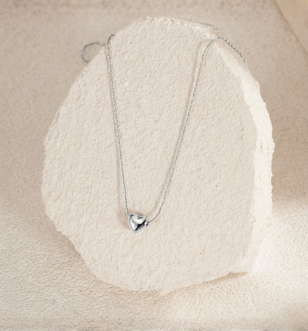 Puffy Hart Ketting
