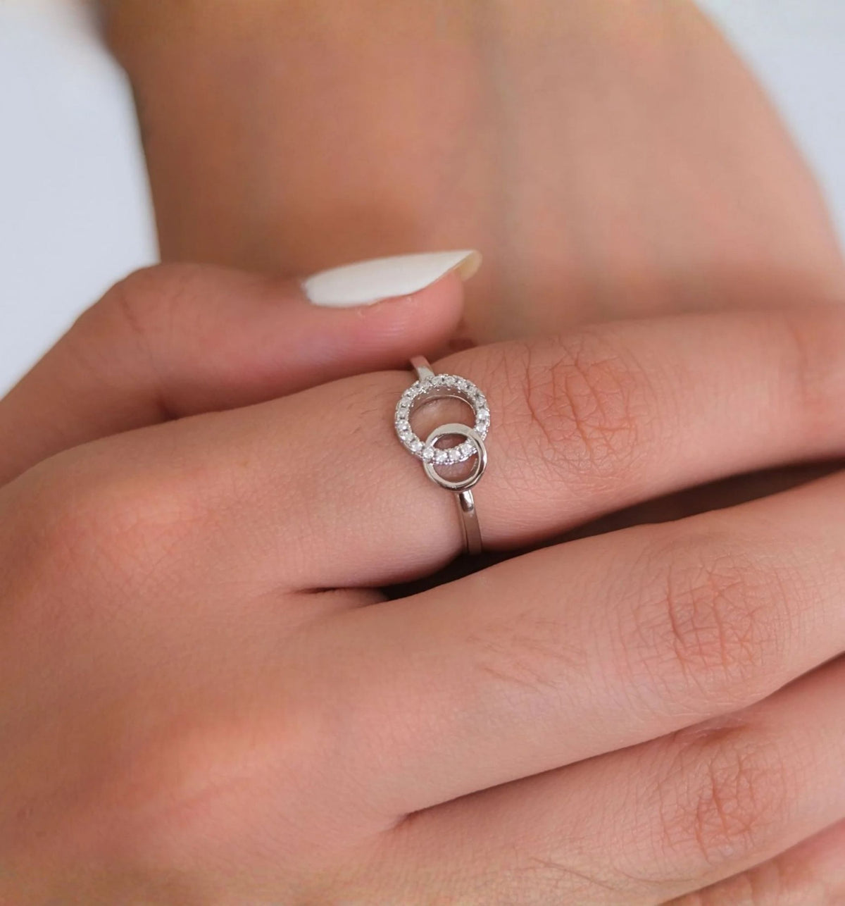 Moeder Dochter Infinity Ring