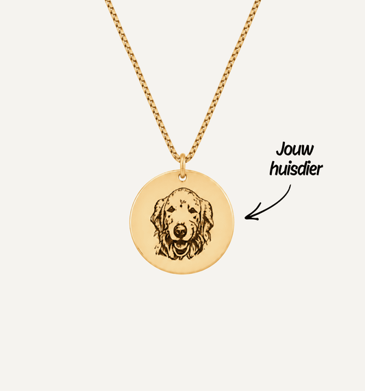 Gegraveerde Huisdier Ketting