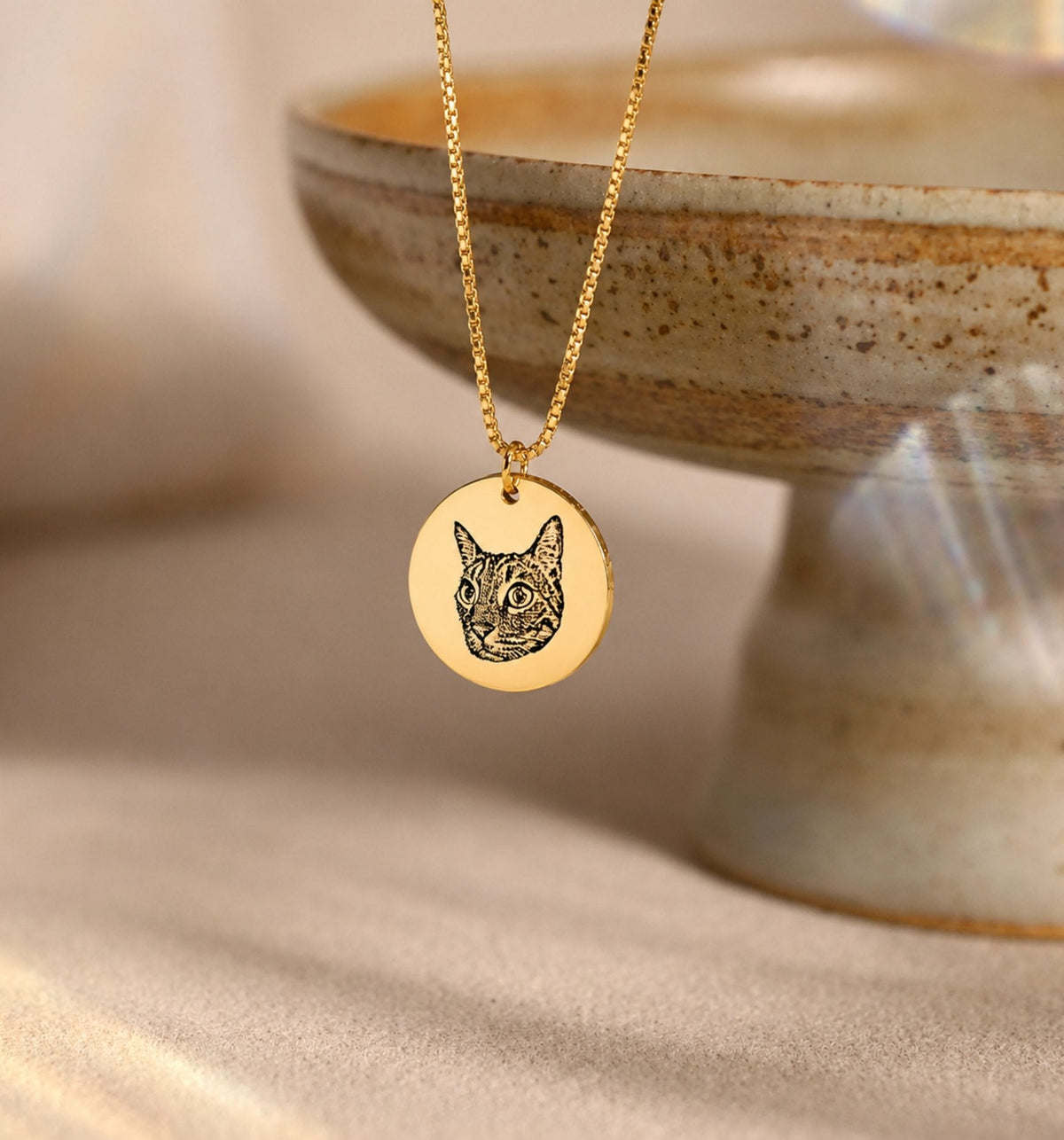 Gegraveerde Huisdier Ketting
