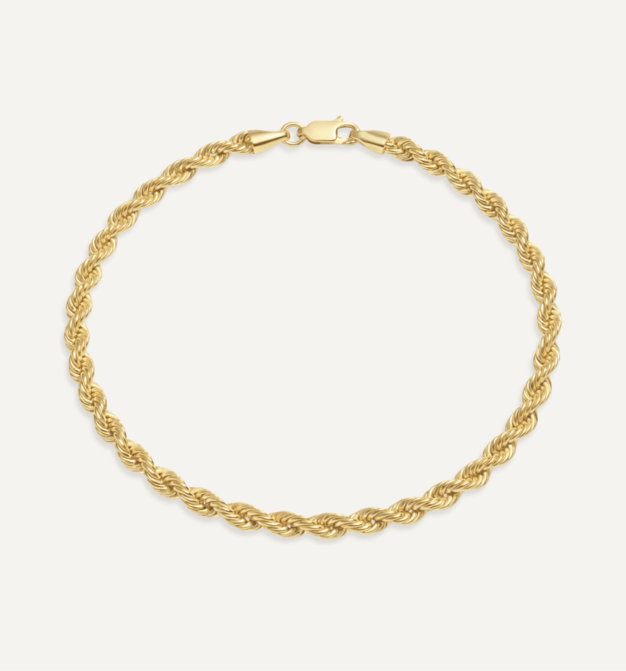 Rope Armband Breed 6mm